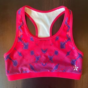 Rebel Athletic Power Pink Sports Bra
